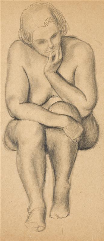 JARED FRENCH (1905-1987) Group of four pencil drawings.